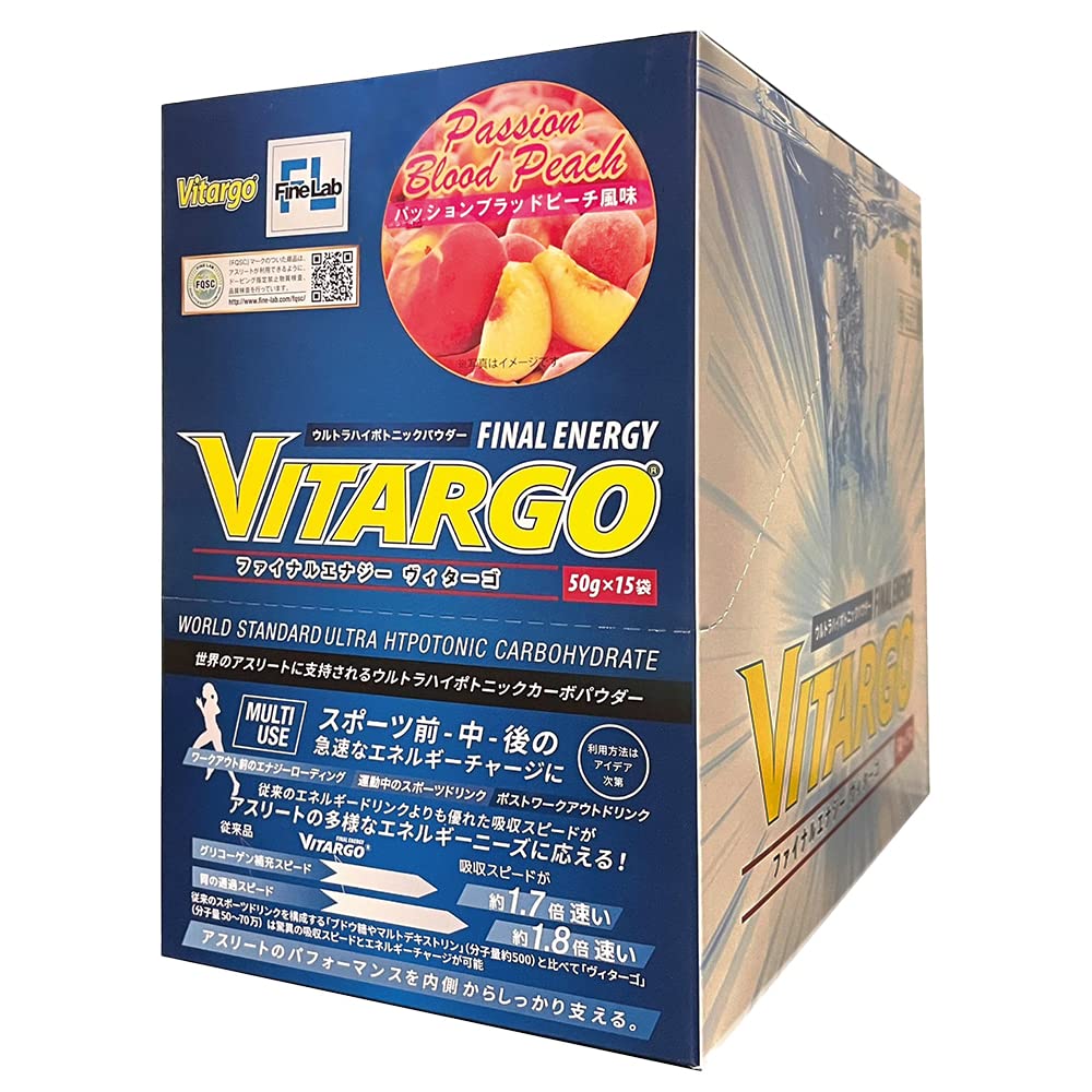 ファイン・ラボ [ファインラボ] 健康食品 ファイナルエナジー ヴィターゴ 50g×15袋/箱 ブラッドピーチ FLV50P