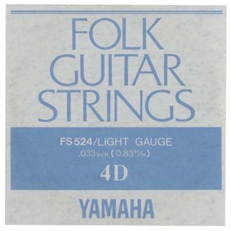 YAMAHA/ヤマハ FS-524×6 フォーク弦/ライト/4弦×6(FS524)