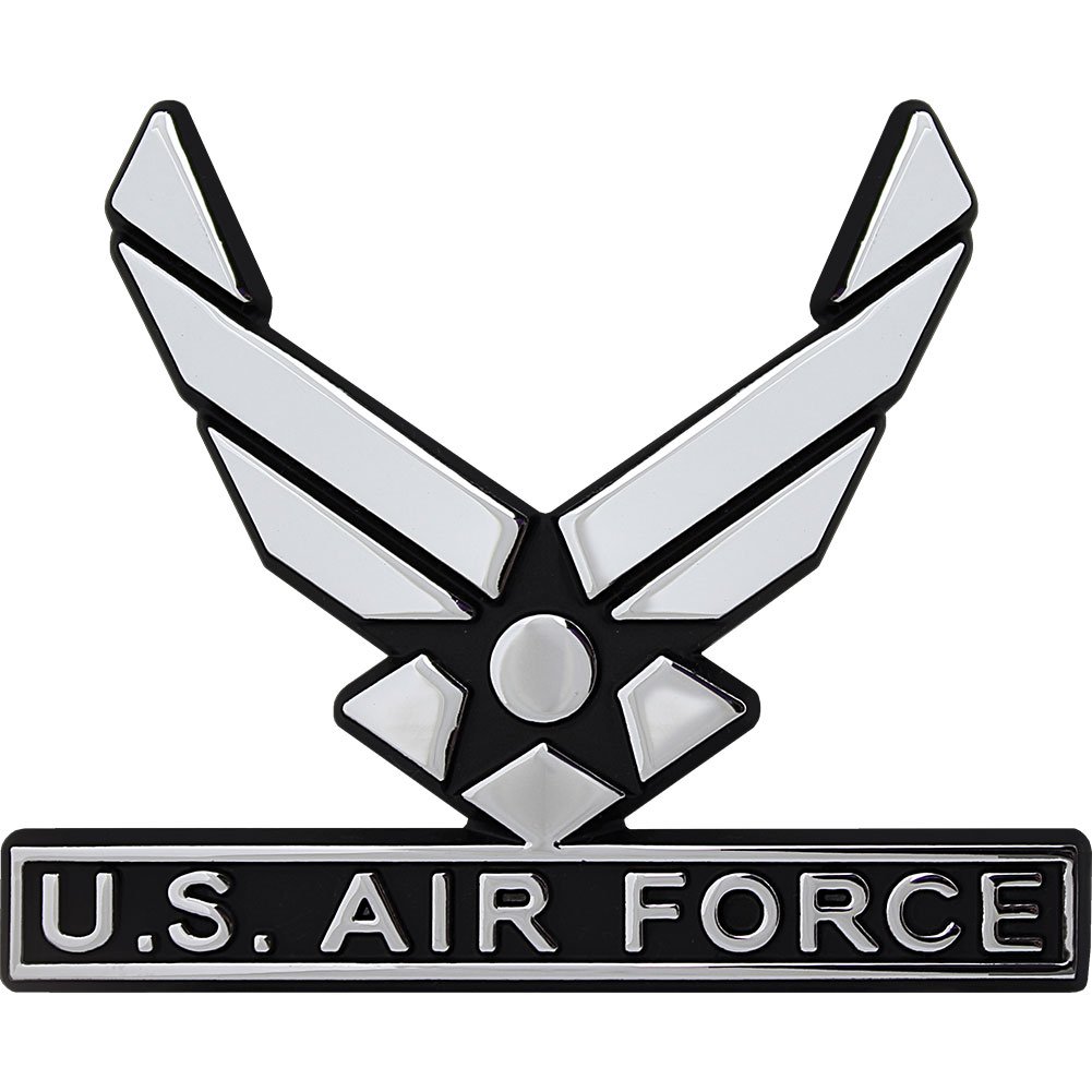 U.S. Air Force Hap Arnold Wings クロム自動車用エンブレム