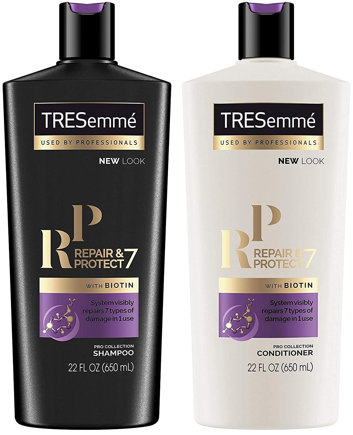 Tresemme Tresemmeプロコレクションヘアケア - 修理＆保護7 - シャンプー＆コンディショナーセット - - 当期純重量ビオチンで。ボ