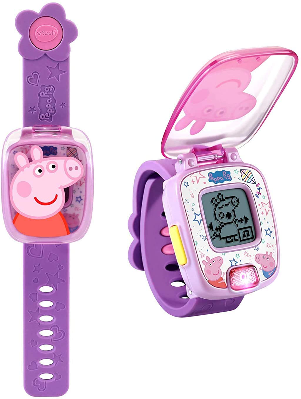 VTech ペッパピッグ 学習腕時計 ブルー 子供/幼児へのギフトに最適