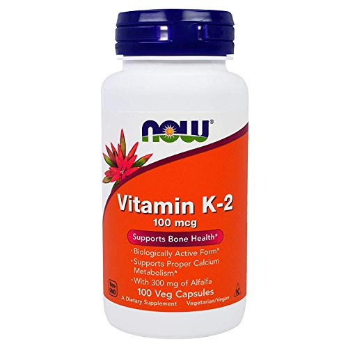 ビタミン K-2 100mcg 100mcg vitamin K-s Now Foods ナウフーズ [並行輸入品]