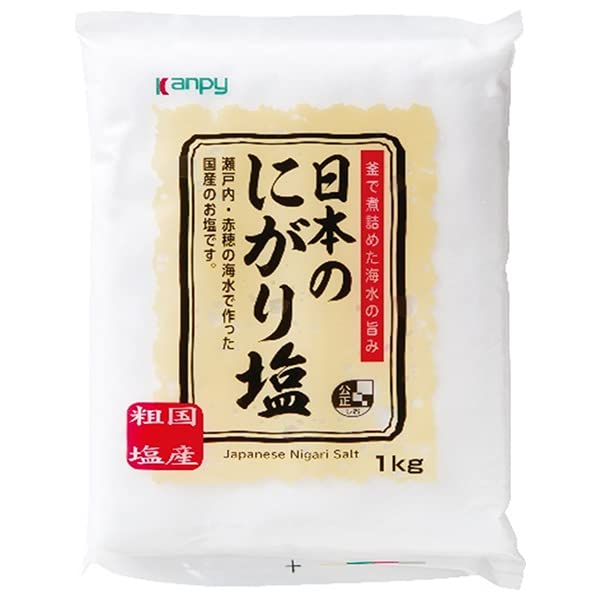 《セット販売》 加藤産業 カンピー 日本のにがり塩 (1kg)×12個セット しお 調味料 Kanpy