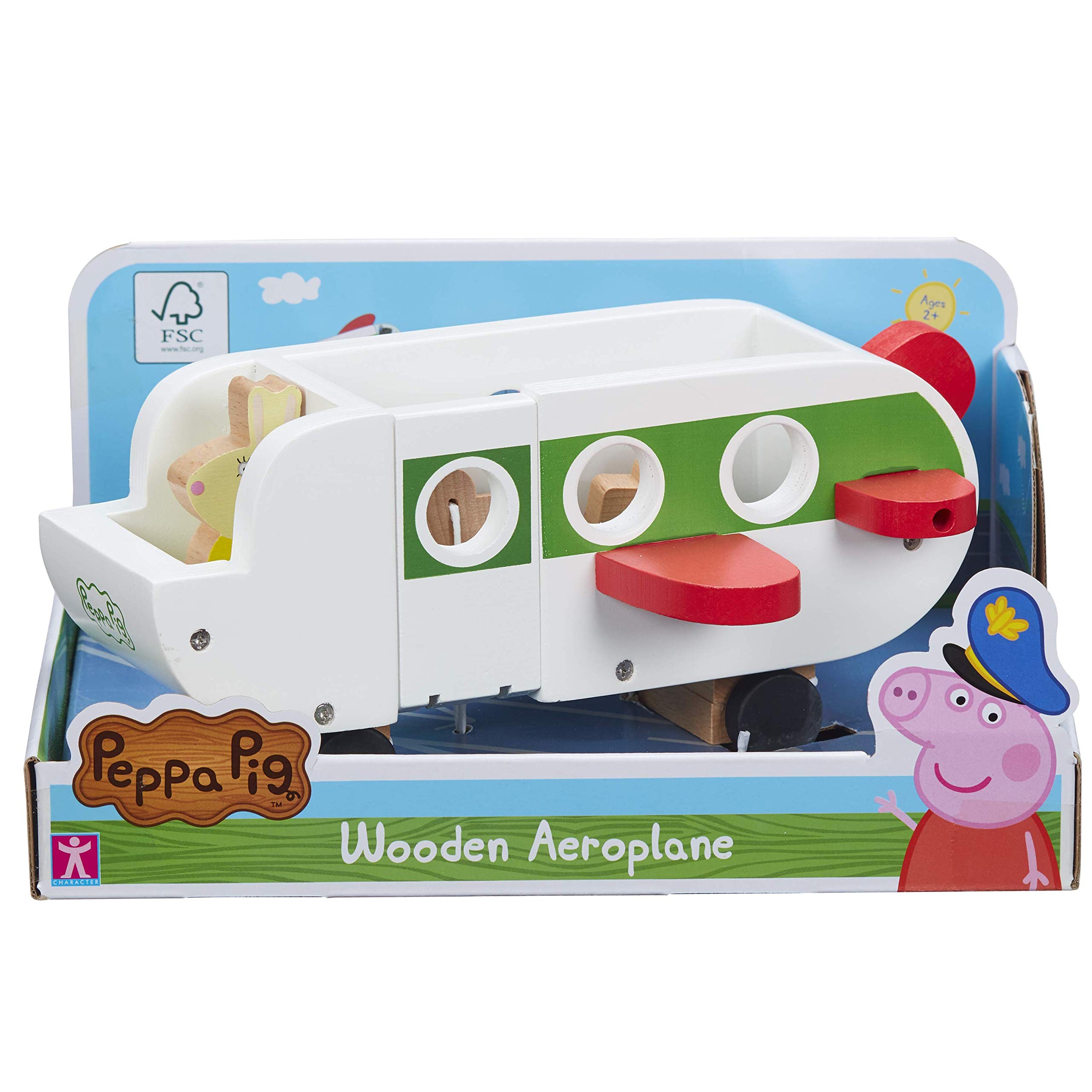 ペッパピッグ Peppa Pig Wooden Aeroplane 木製飛行機