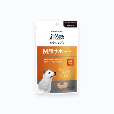 ジャパンペット [3個セット] Vets Labo おやつサプリ 犬用 関節サポート 80g