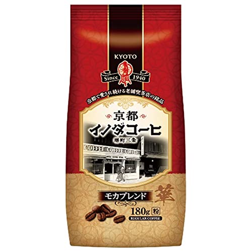 キーコーヒー 京都イノダコーヒ モカブレンド(粉) 180g×6袋入