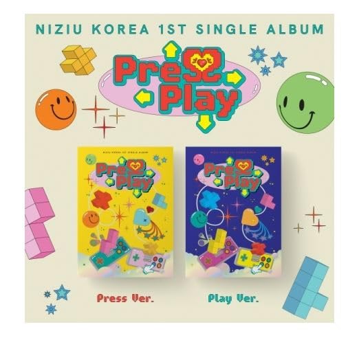 NiziU - KOREA 1ST SINGLE ALBUM [ Press Play ] 韓国盤 (2バージョンセット)