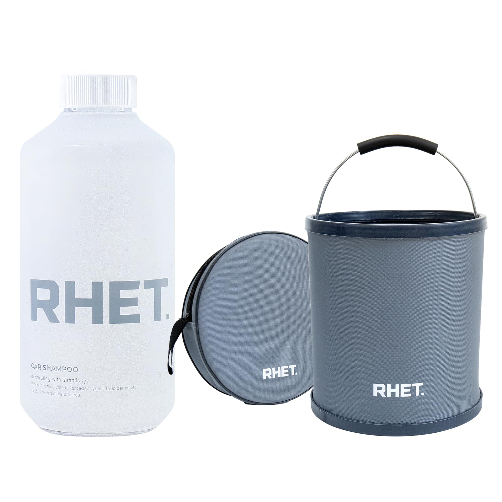 RHET.[レト] 洗車アイテム2点セット【シャンプー・バケツ】 38.0cm28.4cm9.9cm 1400.02g