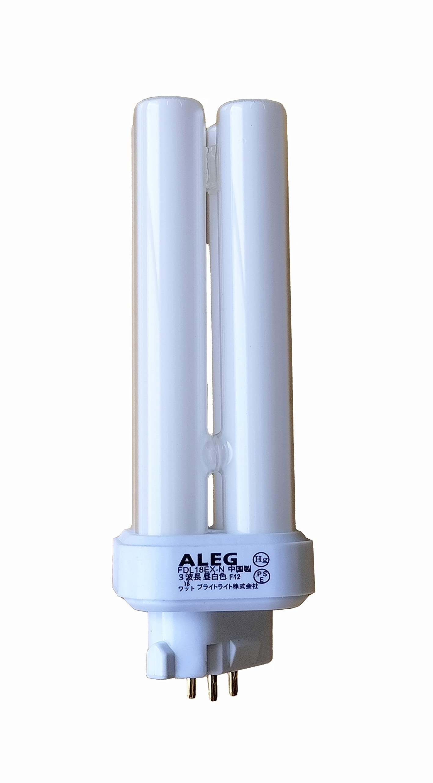 アレッグ(ALEG) 三波長昼白色コンパクト蛍光灯 FDL18EX-N