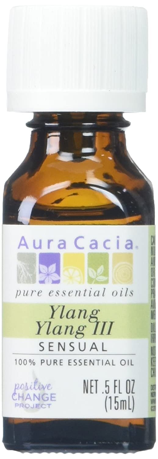 Aura Cacia Ylang Ylang III Essential Oil 15 ml (並行輸入品)